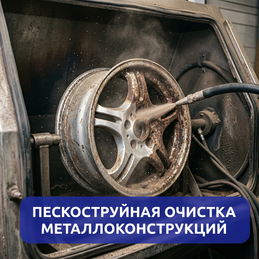 Пескоструйная очистка металлоконструкций г. Киров