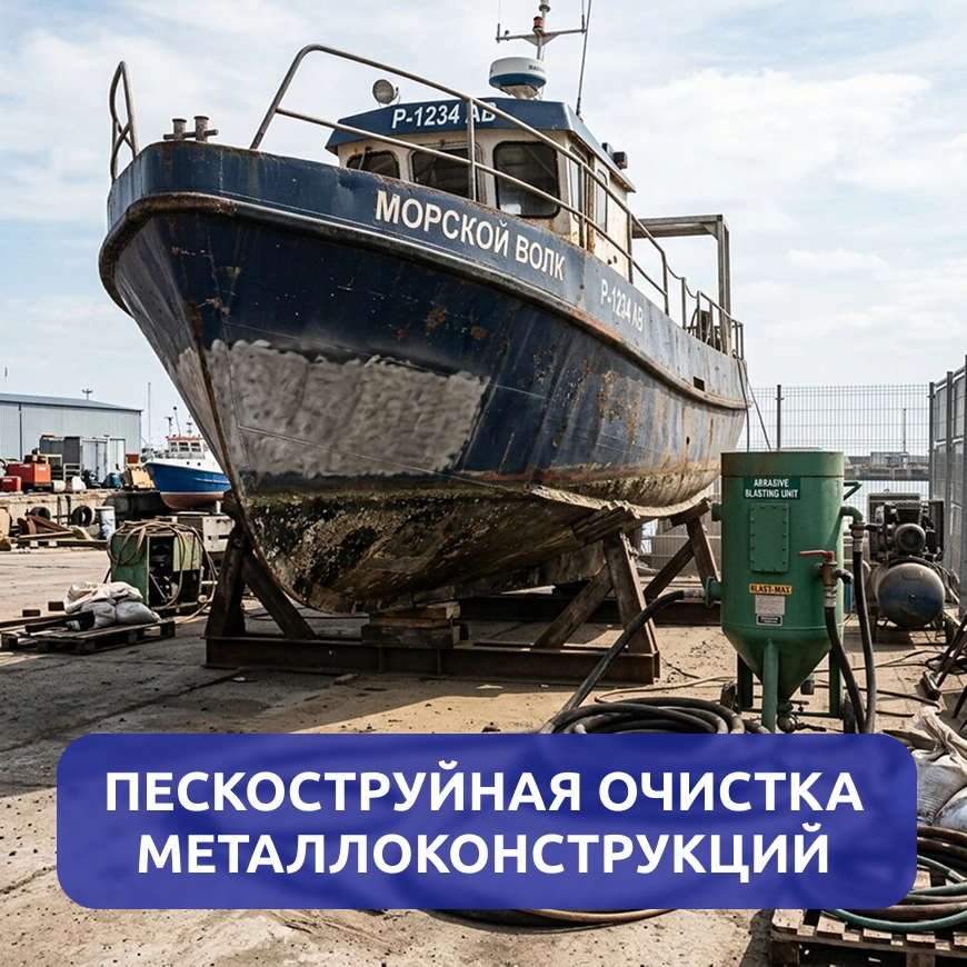 Пескоструйная очистка металлоконструкций г. Киров