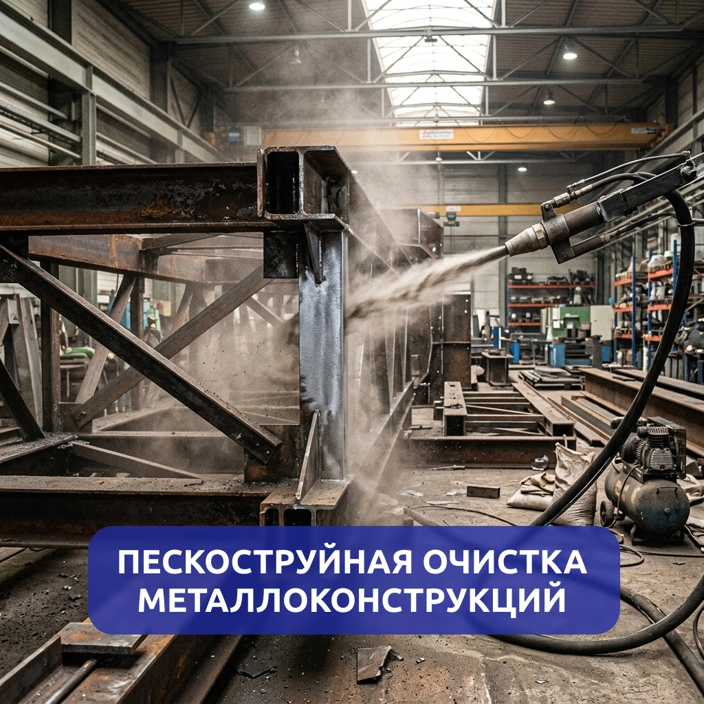 Пескоструйная очистка металлоконструкций г. Киров