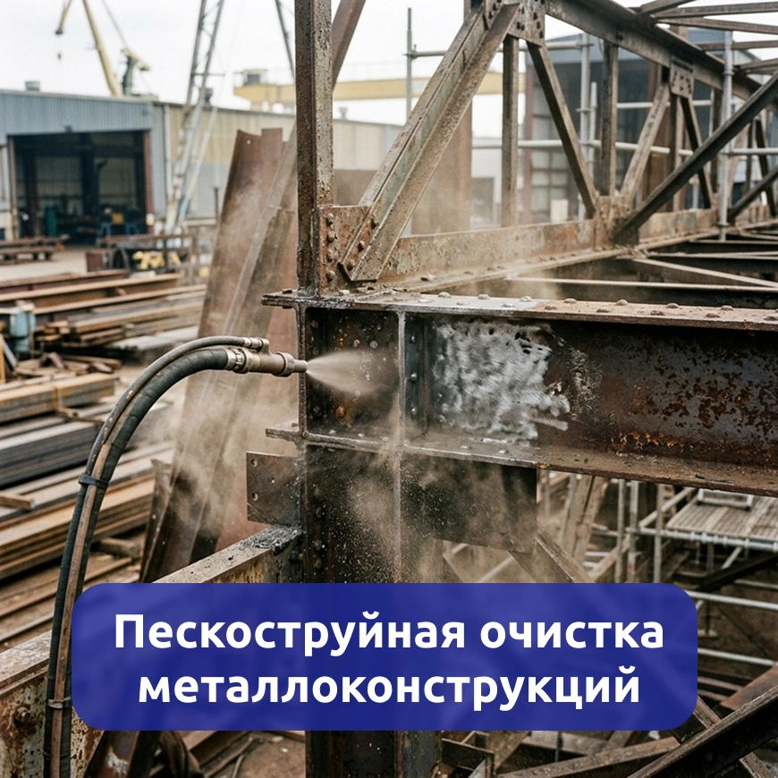 Пескоструйная очистка металлоконструкций г. Киров